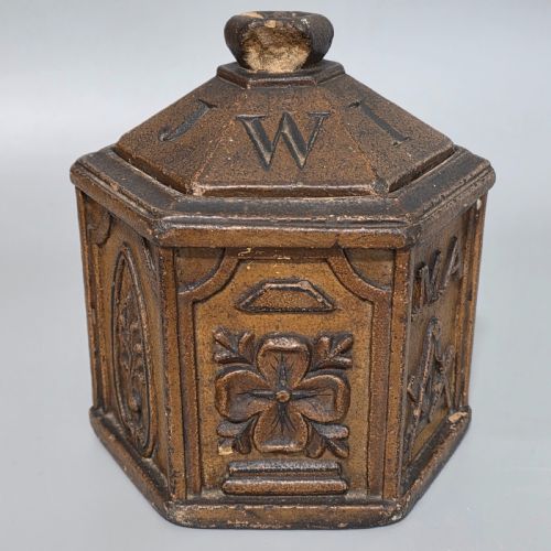 INCREDIBLY RARE UNUSUAL MASONIC CARVED STONE BOX AND COVER DATED 1845 - ADDITIONAL PHOTO 16