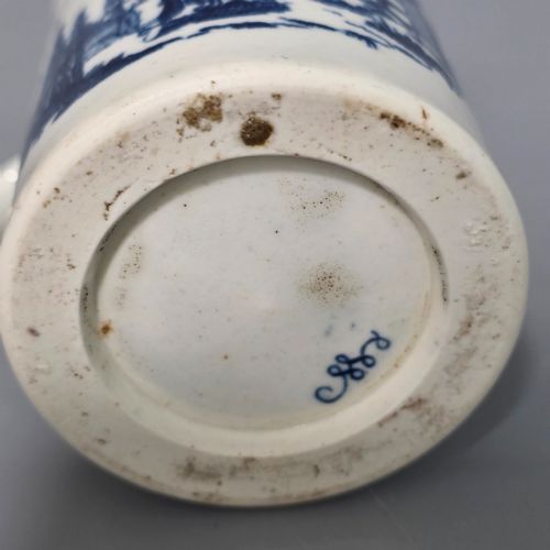 FIRST PERIOD WORCESTERCAUGHLEY PORCELAIN MUG 'LA PROMENADE CHINOISE' 'LA PECHE' PILLEMENT ENGLAND C1770 - ADDITIONAL PHOTO 9