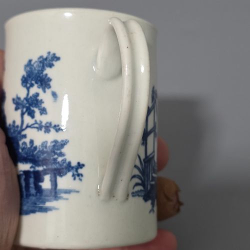 FIRST PERIOD WORCESTERCAUGHLEY PORCELAIN MUG 'LA PROMENADE CHINOISE' 'LA PECHE' PILLEMENT ENGLAND C1770 - ADDITIONAL PHOTO 12