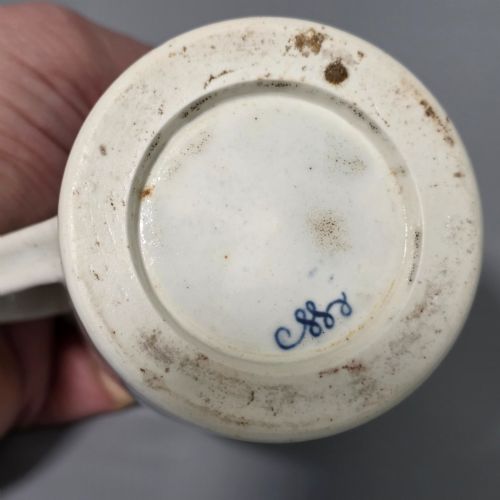 FIRST PERIOD WORCESTERCAUGHLEY PORCELAIN MUG 'LA PROMENADE CHINOISE' 'LA PECHE' PILLEMENT ENGLAND C1770 - ADDITIONAL PHOTO 14