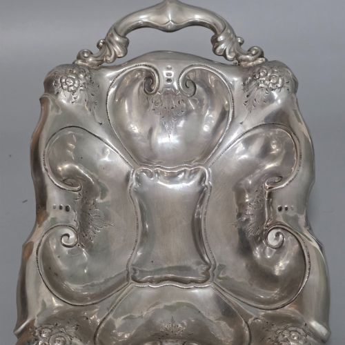FINE QUALITY 19THC POLISH SOLID SILVER BREAD BASKET 315CM - ADDITIONAL PHOTO 1