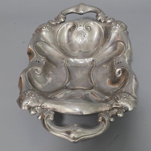 FINE QUALITY 19THC POLISH SOLID SILVER BREAD BASKET 315CM - ADDITIONAL PHOTO 2
