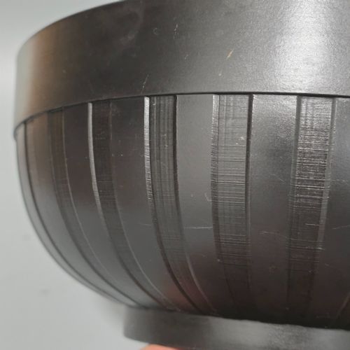 LARGE ANTIQUE WEDGWOOD ETRURIA BASALT BOWL 22CM - ADDITIONAL PHOTO 5