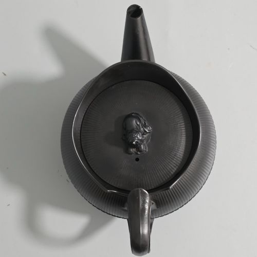 RARE 18TH CENTURY SPODE BLACK BASALT TEAPOT LION FINIAL ANTIQUE ENGLISH POTTERY - ADDITIONAL PHOTO 11