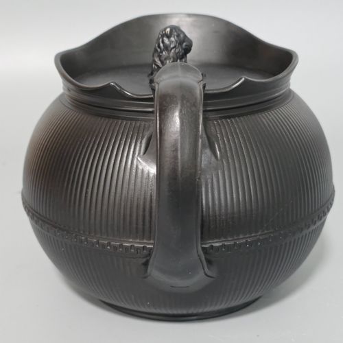 RARE 18TH CENTURY SPODE BLACK BASALT TEAPOT LION FINIAL ANTIQUE ENGLISH POTTERY - ADDITIONAL PHOTO 12
