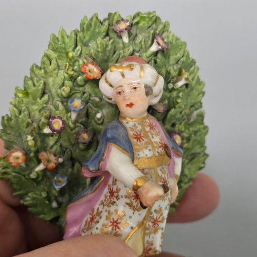 FABULOUS PAIR OF 19THC CHELSEA ANCHOR MARK FIGURES - ADDITIONAL PHOTO 7