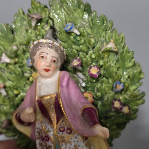 FABULOUS PAIR OF 19THC CHELSEA ANCHOR MARK FIGURES - ADDITIONAL PHOTO 11