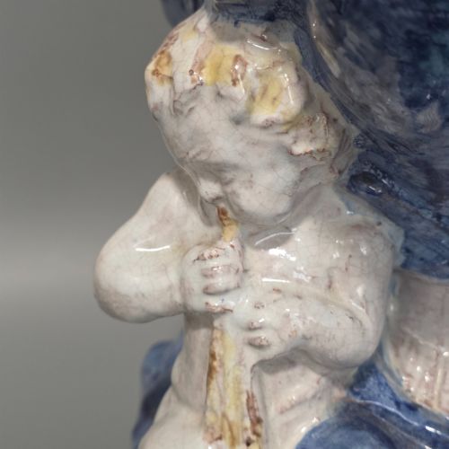 GEORGE KEMPER ENTHRONED MADONNA WITH CHRIST CHILD AND MUSICAL PUTTI 545CM - ADDITIONAL PHOTO 12