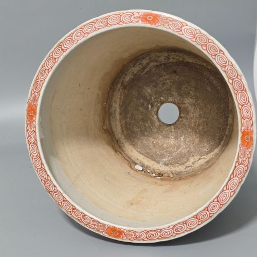 FINE LARGE LATE 19THC JAPANESE IMARI PLANTER STAND 35CM - ADDITIONAL PHOTO 12