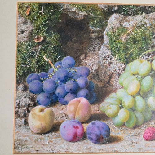 FABULOUS WATERCOLOUR STILL LIFE FRUIT BY JOHN SHERRIN BRITISH 1819 1896 - ADDITIONAL PHOTO 3