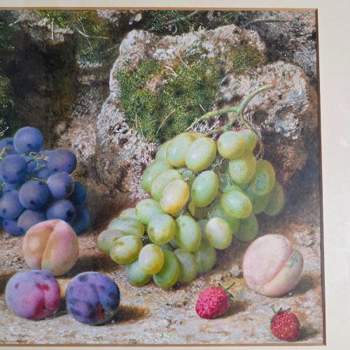 FABULOUS WATERCOLOUR STILL LIFE FRUIT BY JOHN SHERRIN BRITISH 1819 1896 - ADDITIONAL PHOTO 4