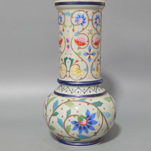 LARGE THOMAS WEBB ANTIQUE MOROCCAN TAPESTRY VASE 3125CM - ADDITIONAL PHOTO 3