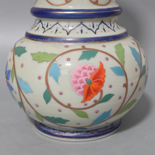 LARGE THOMAS WEBB ANTIQUE MOROCCAN TAPESTRY VASE 3125CM - ADDITIONAL PHOTO 6