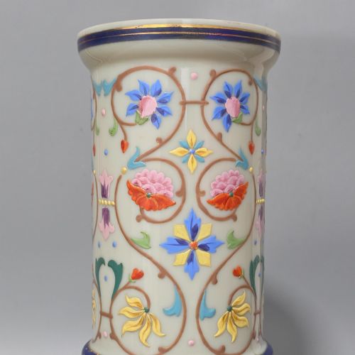 LARGE THOMAS WEBB ANTIQUE MOROCCAN TAPESTRY VASE 3125CM - ADDITIONAL PHOTO 14