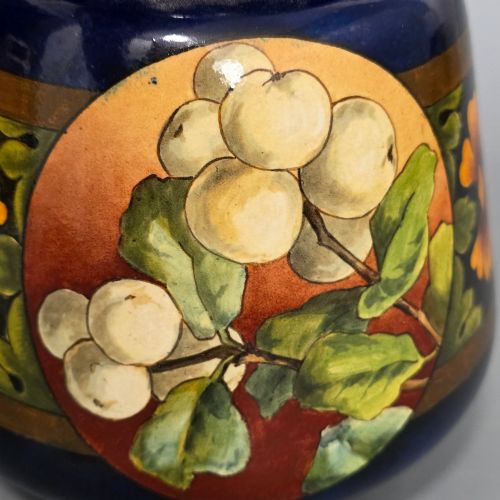FINE DOULTON LAMBETH INTARSIO FAIENCE VASE BY ALICE EUPHEMIA THATCHER C1880S - ADDITIONAL PHOTO 5