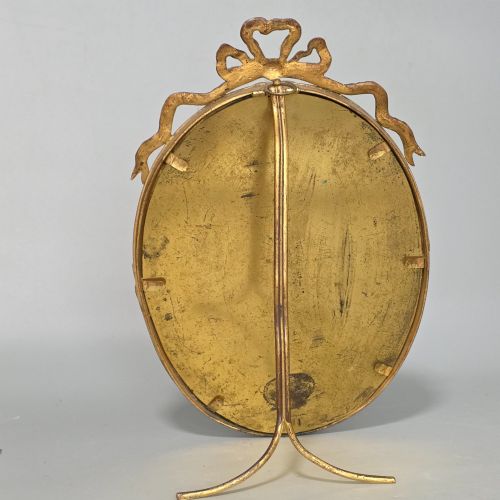 LARGE ANTIQUE BRASS PHOTO FRAME - ADDITIONAL PHOTO 11