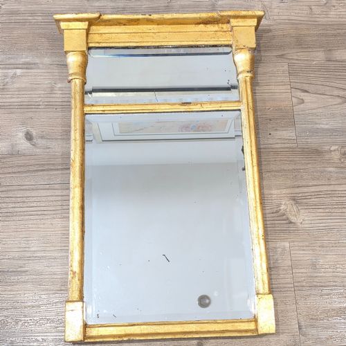 Exquisite Gilded Regency Pier Mirror 60.5cm X 40.5cm