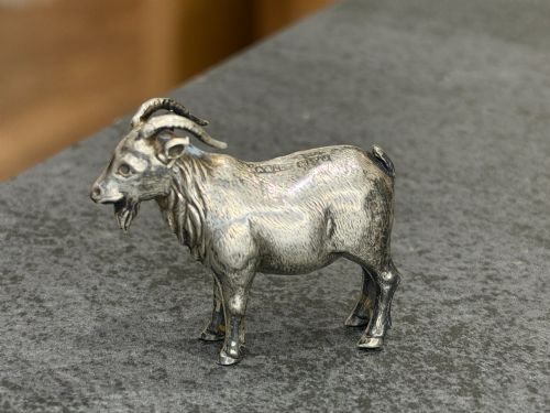 Adie & Lovekin Antique Silver Billy Goat Chester 1909