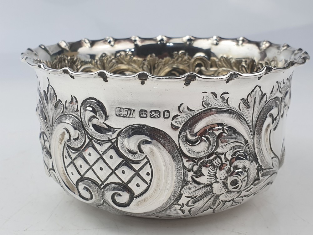 Fine Quality Sterling Silver Sugar Basin Sheff 1894 Lee & Wigfull