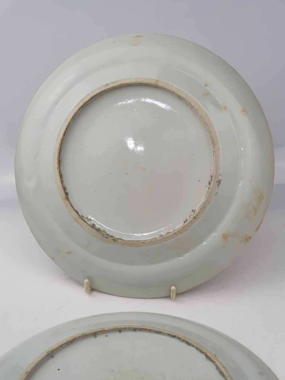 A pair of late 19th century Chinese Famille Rose plates View VI