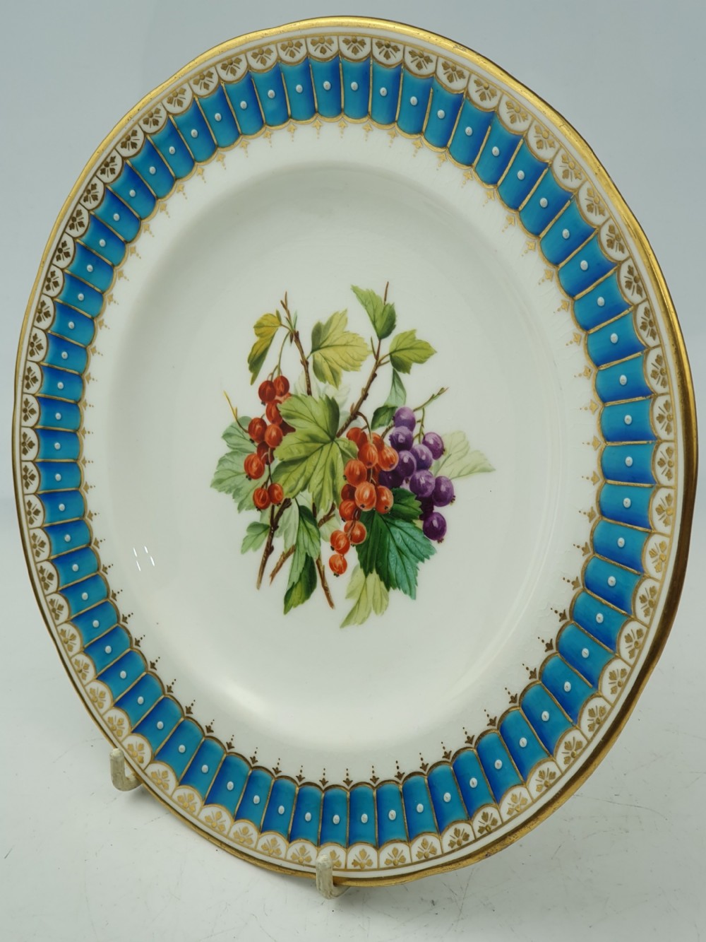 Stunning 19th Century Minton Hand Painted Plate (1 of 4) View II