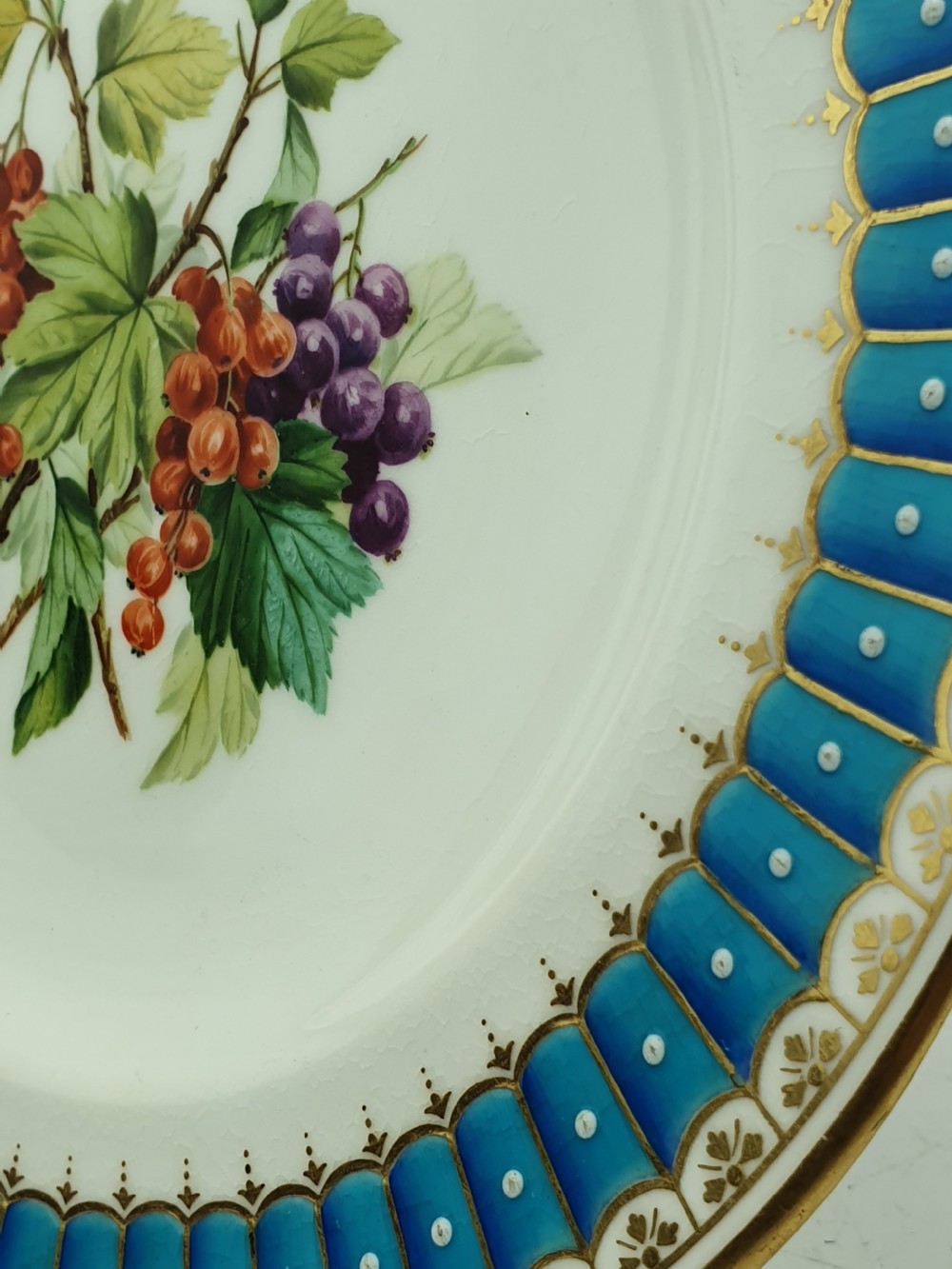 Stunning 19th Century Minton Hand Painted Plate (1 of 4) View III