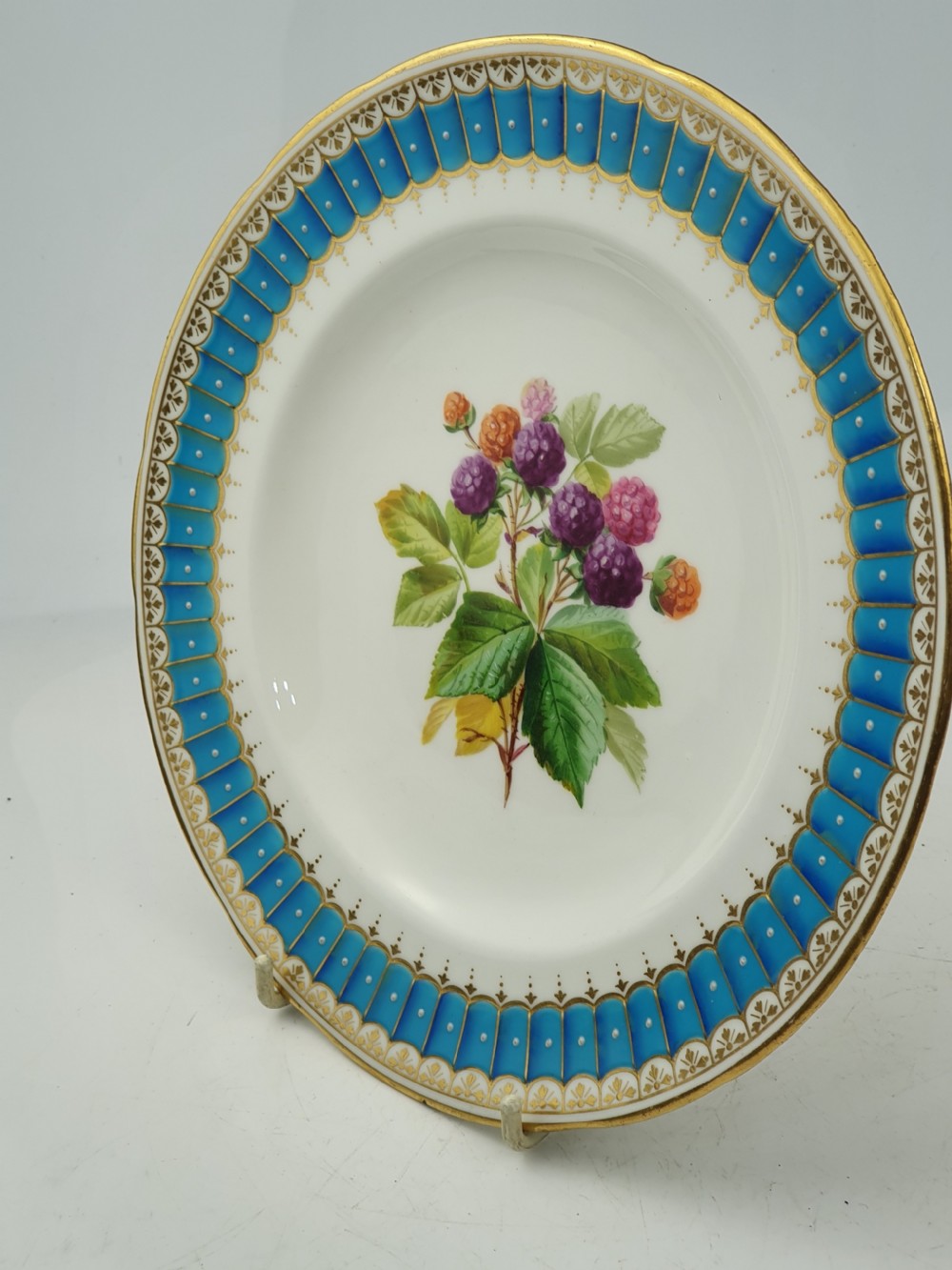 Stunning 19th Century Minton Hand Painted Plate (1 of 4) View V