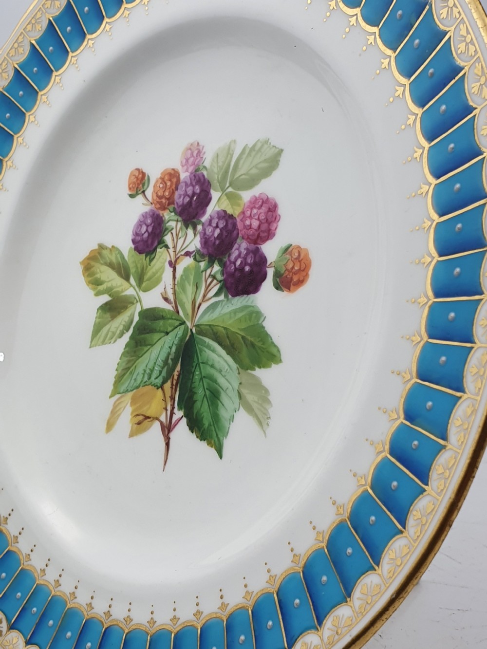 Stunning 19th Century Minton Hand Painted Plate (1 of 4) View VI