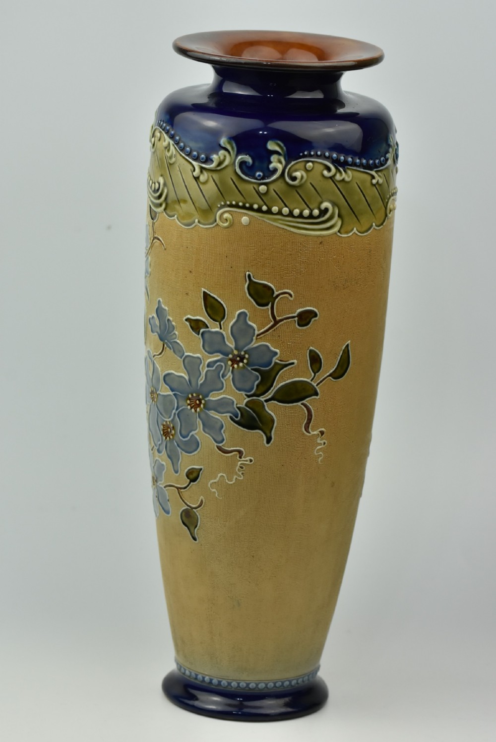 Tall Elegant Royal Doulton Vase c1900  View XII