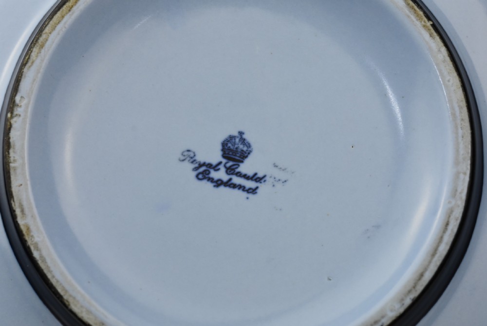 Large Royal Cauldon Art Deco Square Bowl c1930 View VI