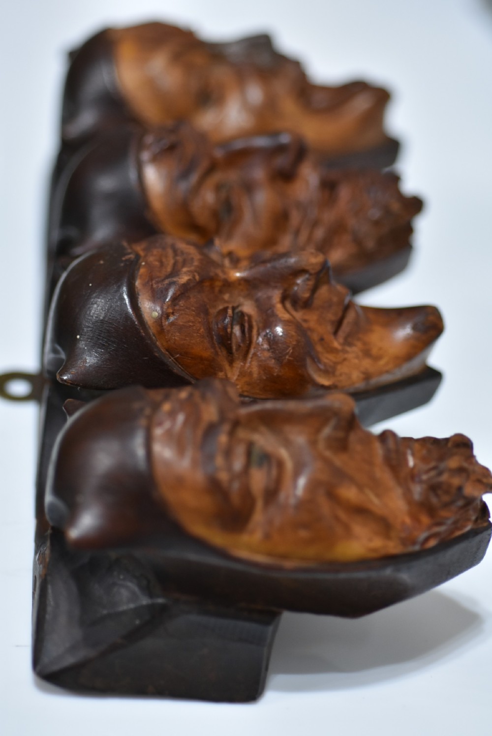 Rare Figural Carved Black Forest Pipe Rack 1900 View VI