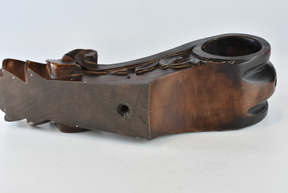 Exceptional Antique Set of 4 x Large Curtain Rail Brackets View V