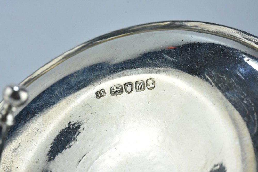 Fine Rare Matching Pair of of John Emes George III Sterling Silver Chamber Sticks 1807 View VII