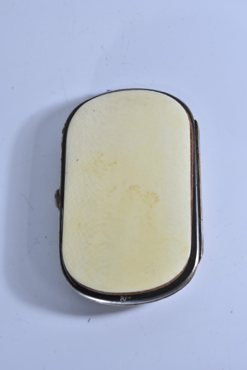 19thc Ivory & Pique Silver Inlay Purse View VI