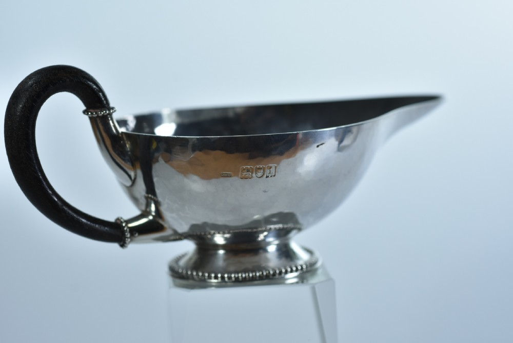Guild of Handicrafts Silver Sauce Boat London 1906 View V