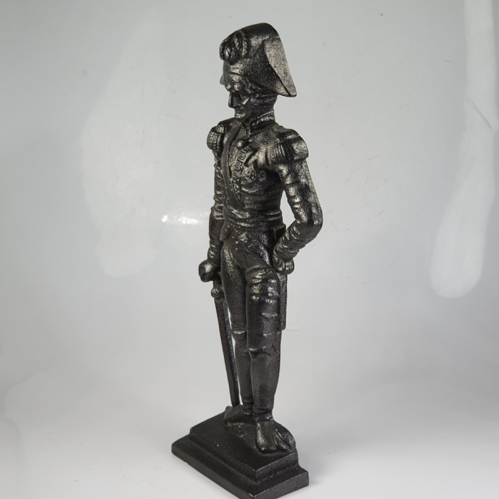 19thc Duke of Wellington Cast Iron Door Stop