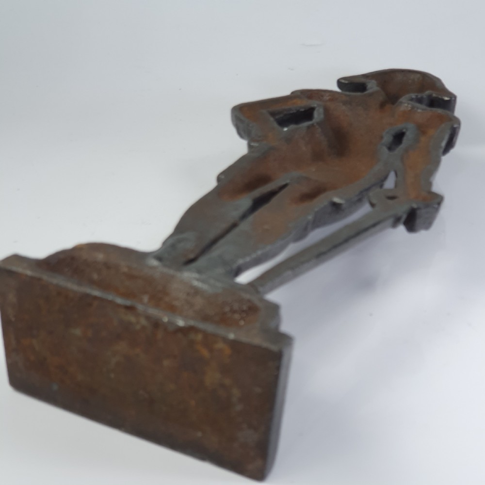 19thc Duke of Wellington Cast Iron Door Stop View VII
