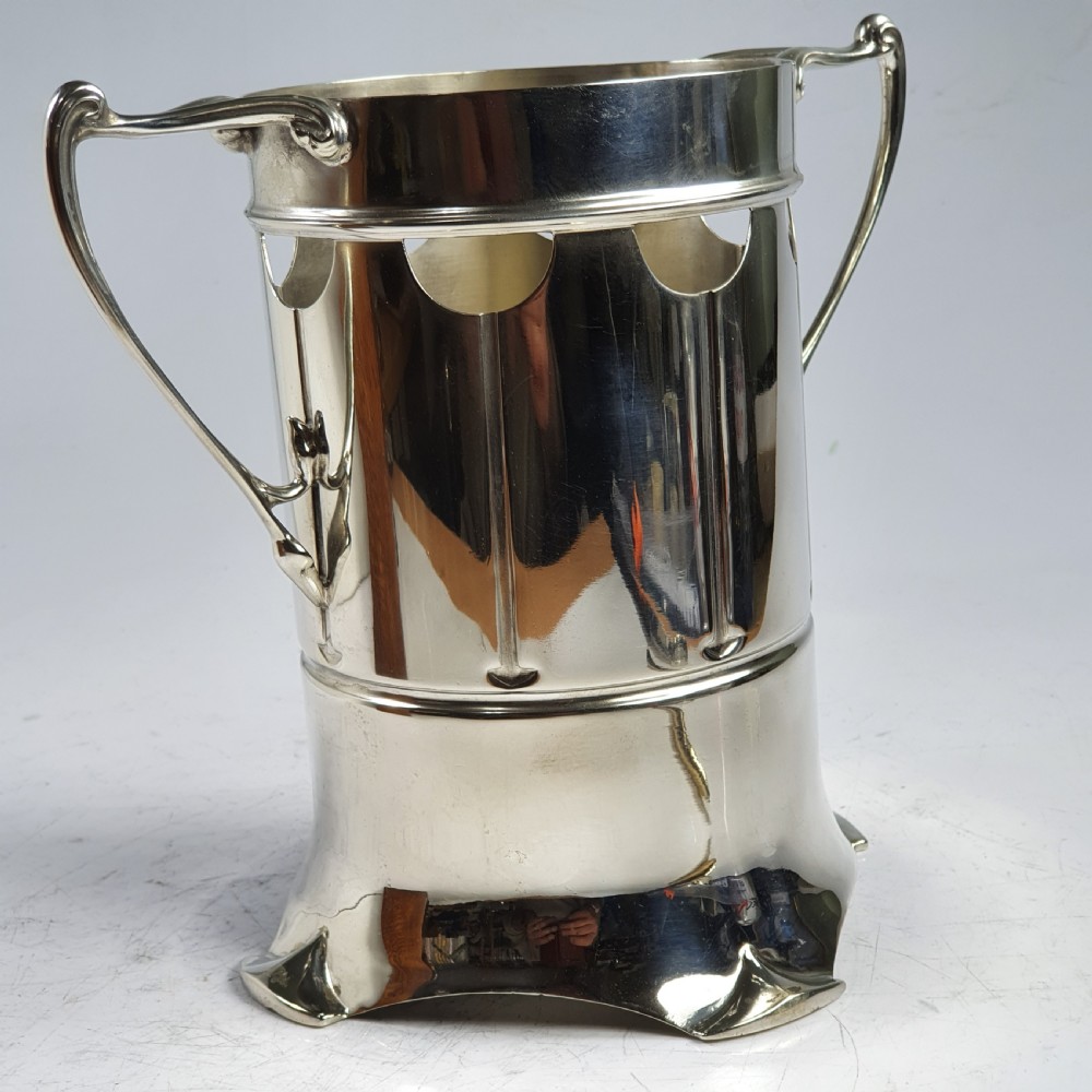 Fabulous Arts & Crafts SP Wine Cooler c1910 View XII