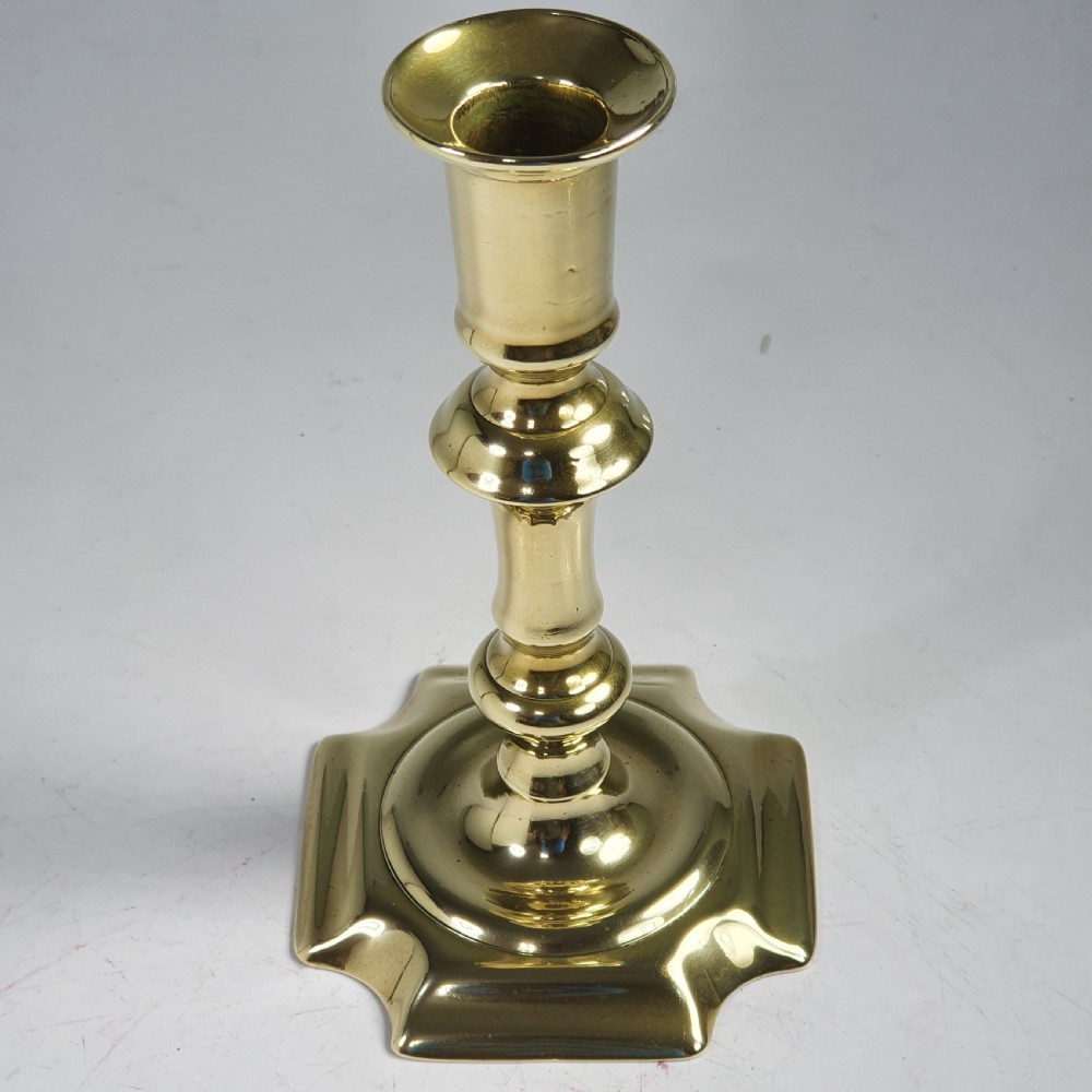 Beautiful Mid 18thc Brass Candlestick View III