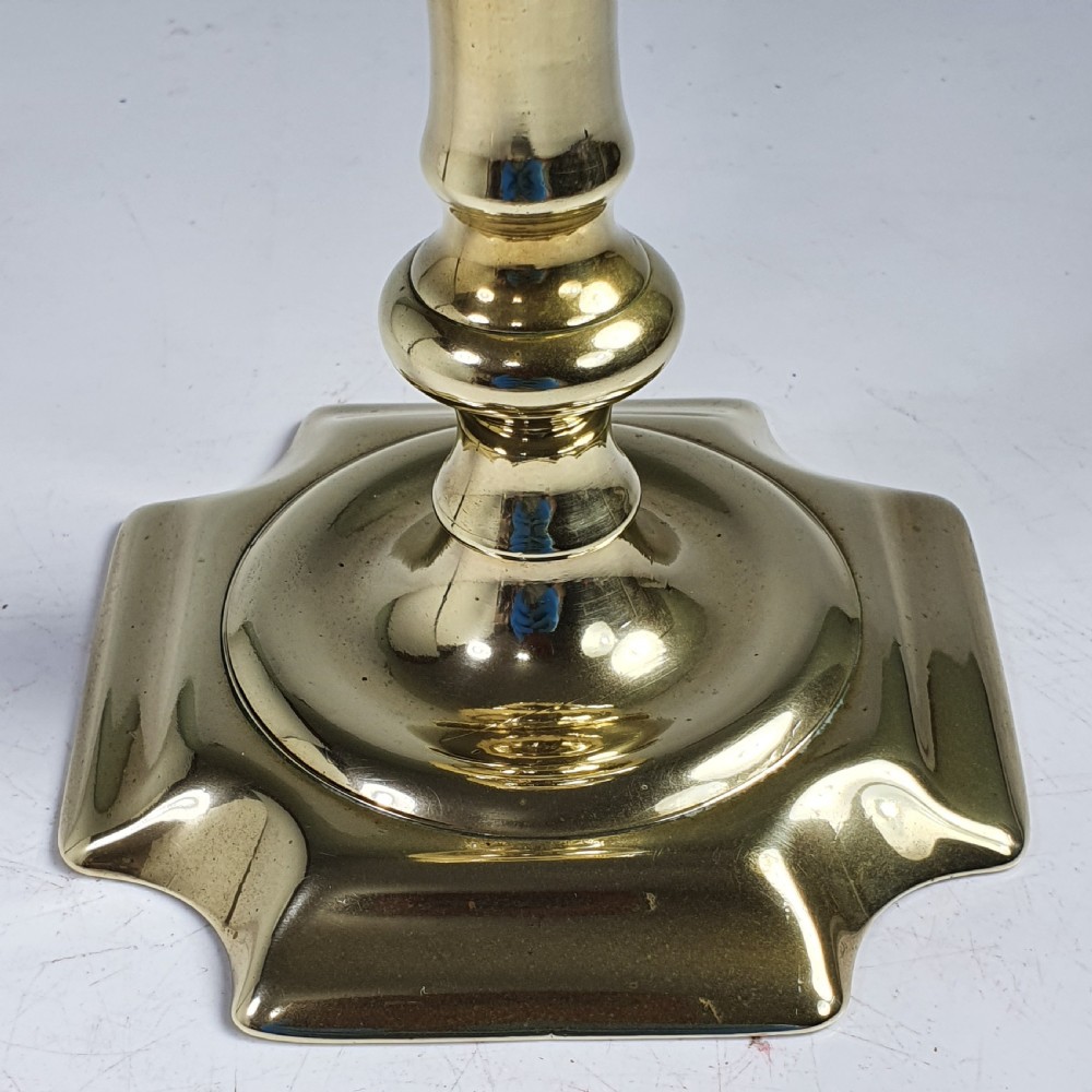 Beautiful Mid 18thc Brass Candlestick View IV