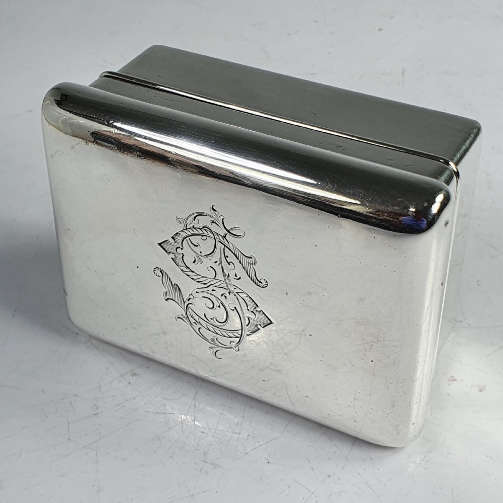 Fine Quality French  Gustave Keller solid hallmarked 950 silver Dresser Box View XIII