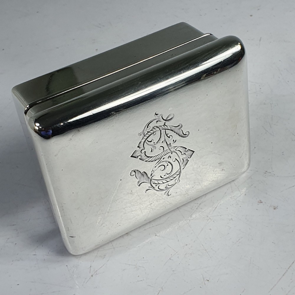 Fine Quality French  Gustave Keller solid hallmarked 950 silver Dresser Box View XV