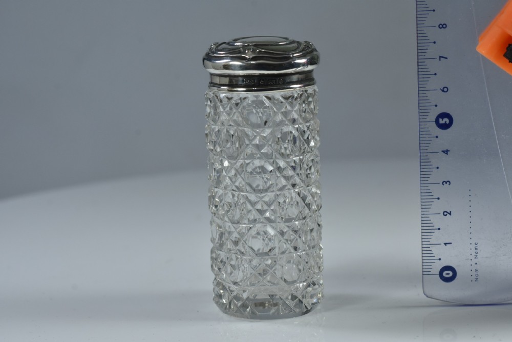 Beautiful Silver Top Secessionist Dressing Table Jar 1904 View VI