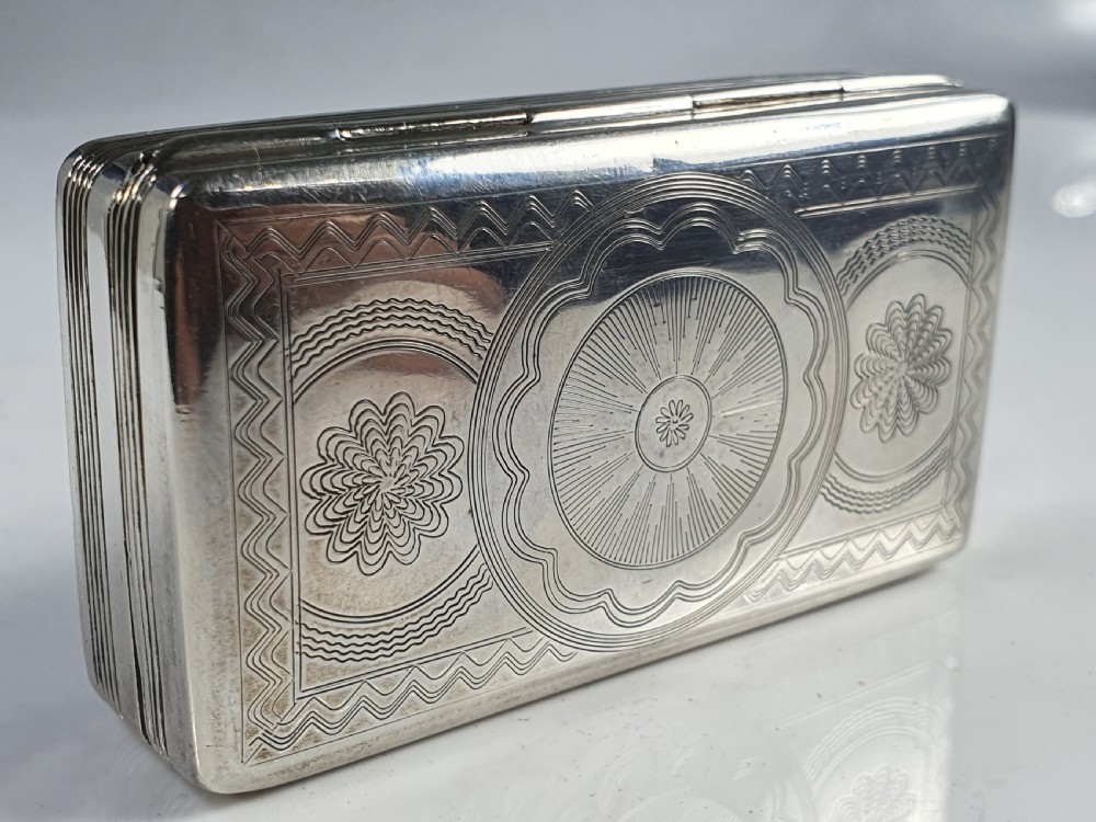 Superb Quality Dutch Silver Large Snuff Box c1836 View XI