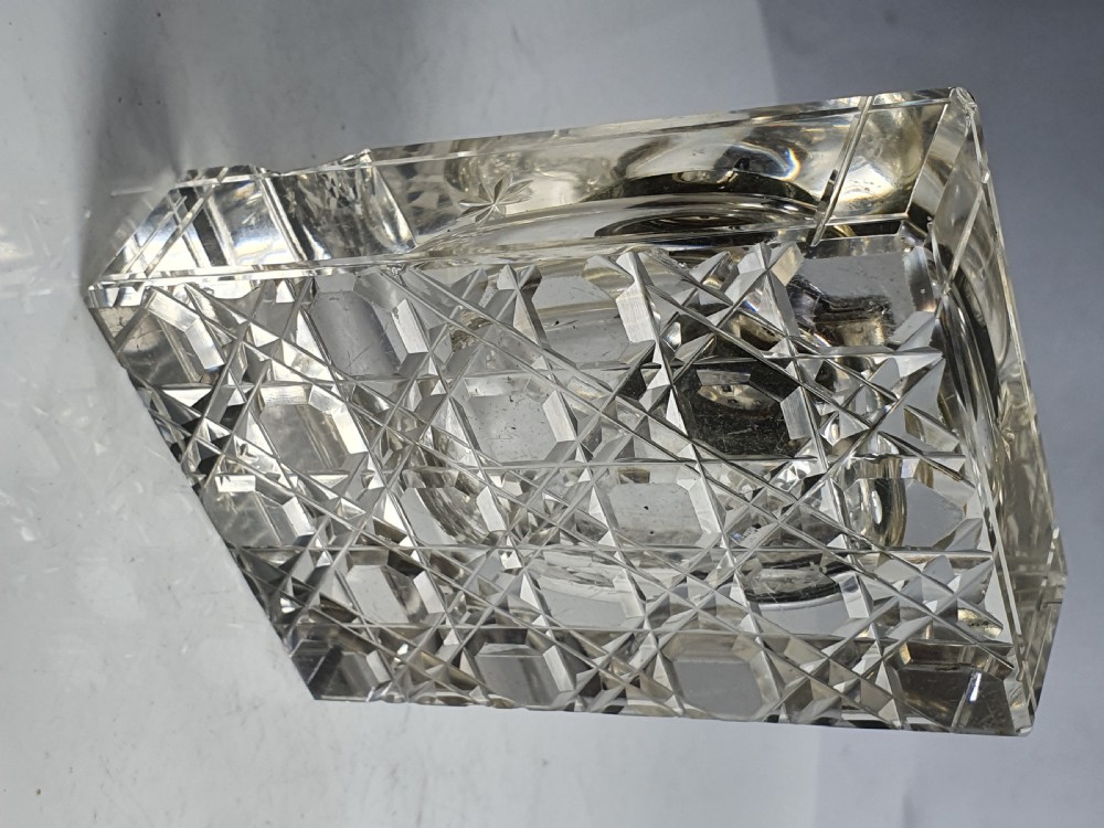 William Hutton & Son Silver & Cut Glass Ink Standish 1905 View XI