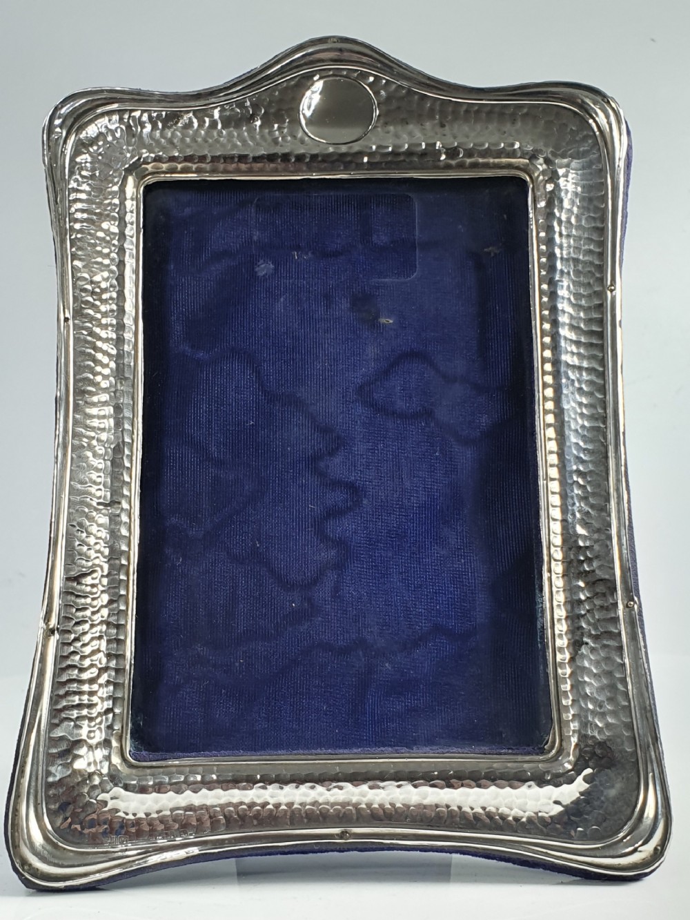 Fine Large Art Nouveau Silver Frame with Easel Back Stand - Birmingham 1914 Henry Matthews