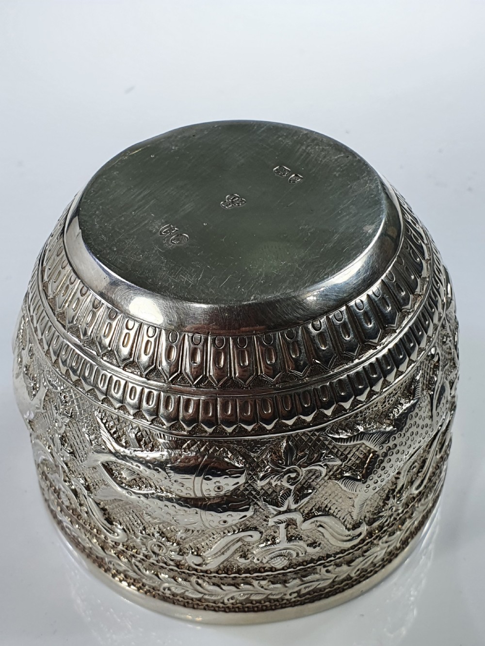Superb Quality Large Charles Stuart Harris Silver Sugar Basin 1882 View II