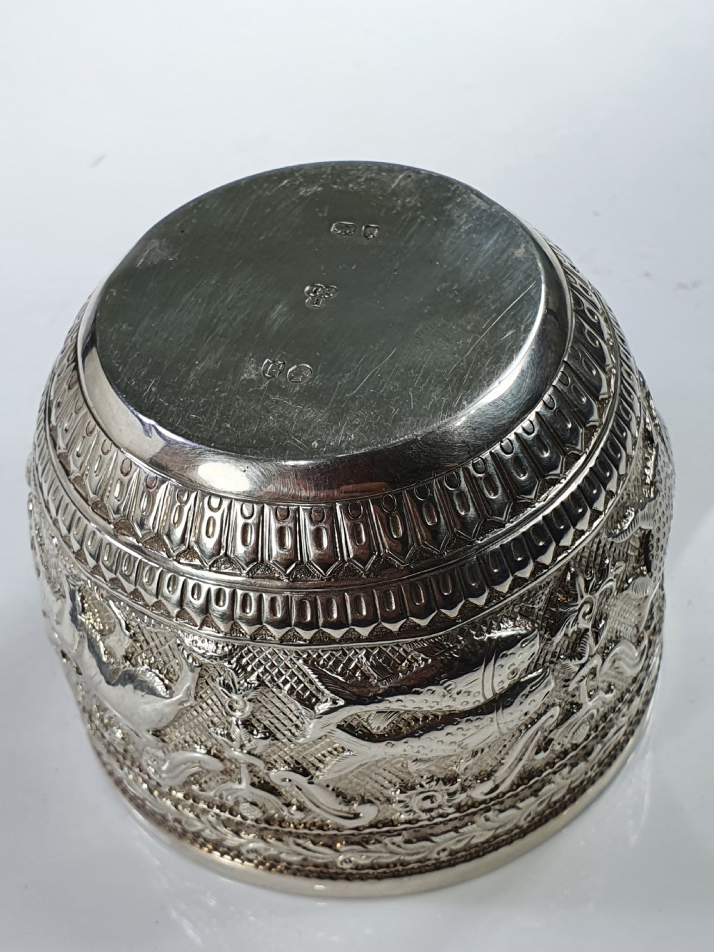 Superb Quality Large Charles Stuart Harris Silver Sugar Basin 1882 View VIII