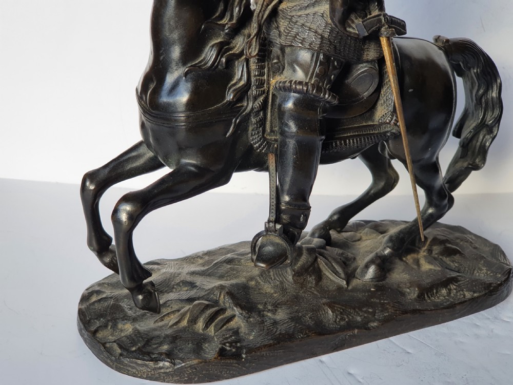 Very Fine Mid 19th French Bronze of possibly Henry IV of France View IV