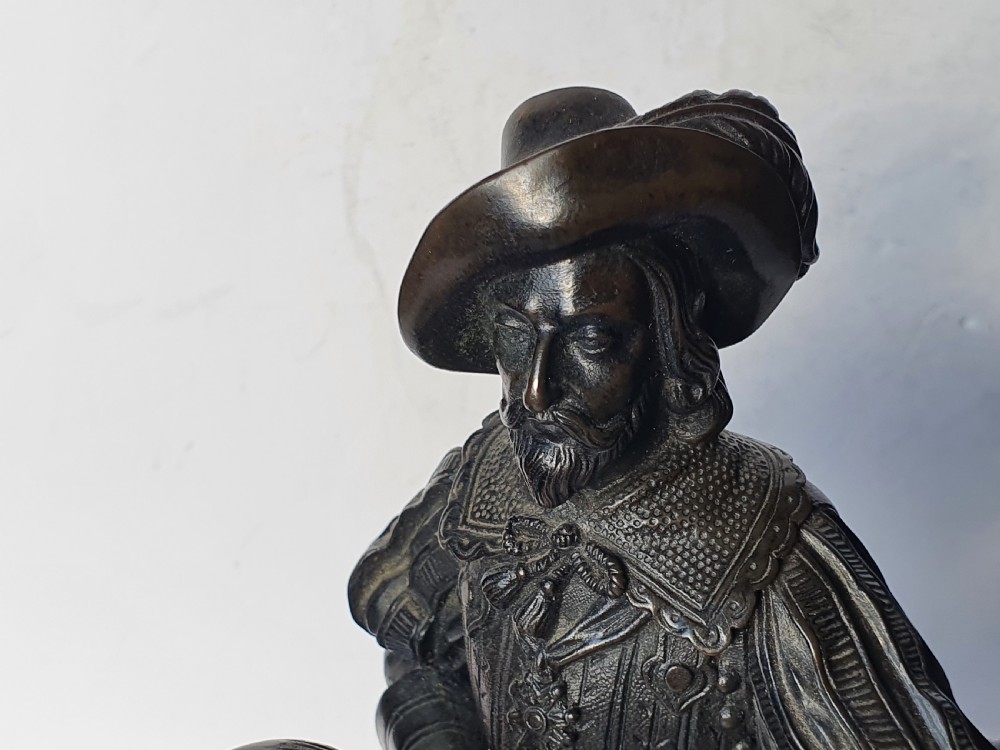 Very Fine Mid 19th French Bronze of possibly Henry IV of France View VII